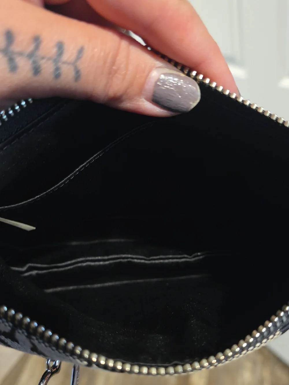 Coach Poppy Signature Small Crossbody Bag featuring the brand's iconic "C" - Picture 3 of 11
